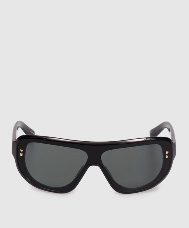Jacquemus Чорні сонцезахисні окуляри Havana JAC225C1SUN