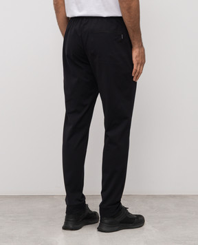 Stefano Ricci Черные спортивные брюки с эмблемой M6T54R0020PAEA1T