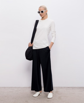 Intoca Білий лонгслів з бавовни DIOSBASICPOUD45