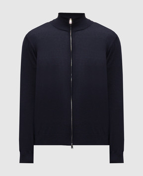 Cashmere&Whiskey Синій кардиган із шовком MU9682318517R