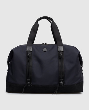 Moncler Синяя дорожная сумка Tech Duffle L109A5G00001M7835