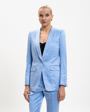 Tom Ford Голубой жакет с шелком GI3074FAX1602