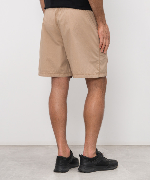 Stone Island Бежевые шорты с патчем логотипа L1S15L100017S0003 изображение 4