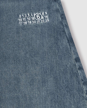 Maison Margiela MM6 Дитячі сині джинсові шорти M60961MM07A