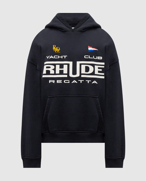 Rhude Синее утепленное худи REGATTA CLUB RHPS26HO01012