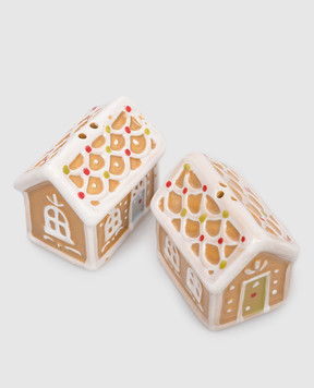 Bloomingville Коричневий керамічний набір для спецій 82061124