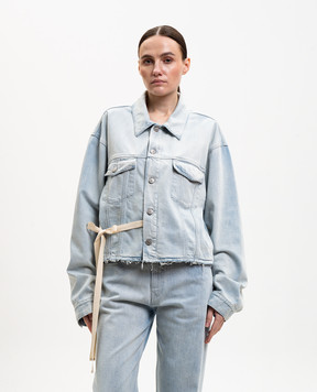 Maison Margiela MM6 Блакитна джинсова куртка S52AM0340M30056