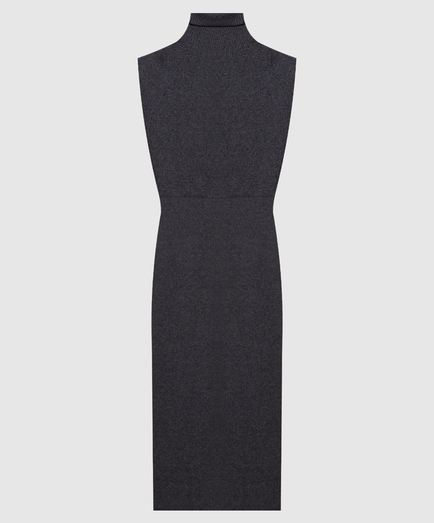 Twinset Серое платье с шерстью 262TP3053