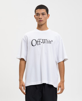 Off-White Біла футболка Run Arrow 44MAA120F5J00F