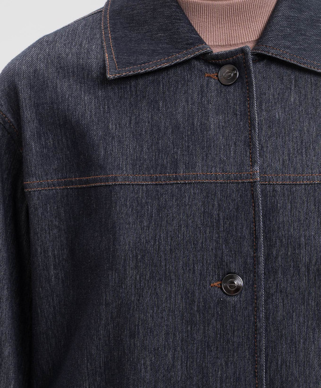 Max Mara Синя куртка FANTE MMLFANTE зображення 5
