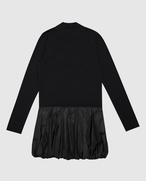 Off-White Детское черное платье 44GDF009F26J001