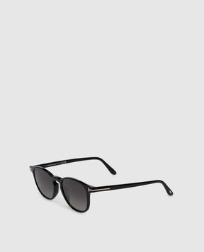 Tom Ford Чорні сонцезахисні окуляри HOLT FT1302