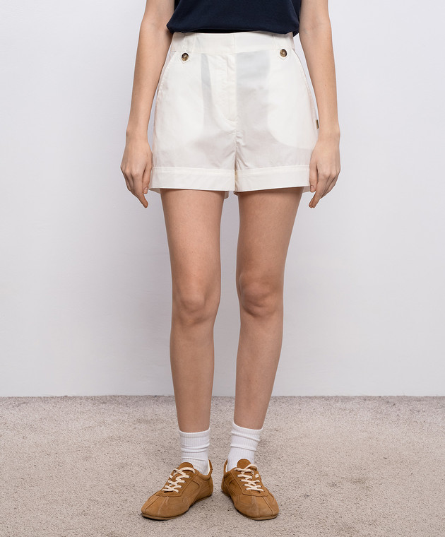 Woolrich Шорти кольору айворі з бавовни CFWWSH2001FRUT3944 зображення 3