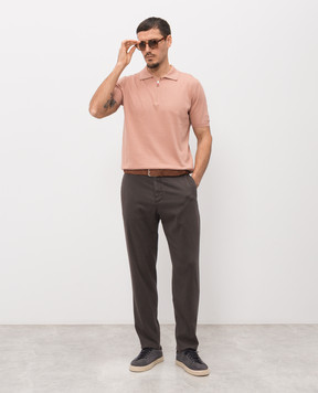 Kiton Рожеве поло UMKX33Z