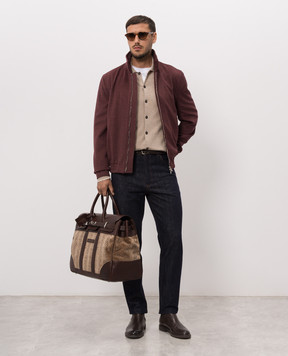 Brunello Cucinelli Футболка білого кольору з ефектом накладання шарів M0B137427