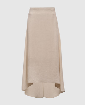 Peserico Бежевая юбка с льном A0511805435