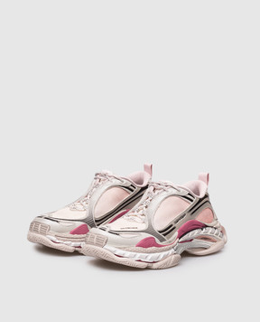 Balenciaga Розовые кроссовки Triple S.2 с эффектом градиента 865851WTR2G