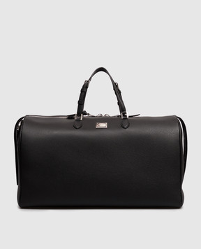 Dolce&Gabbana Черная кожаная дорожная сумка Vittoria BM2613A0370
