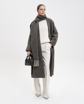 Max Mara Білі штани Adige з вовни ADIGE1234
