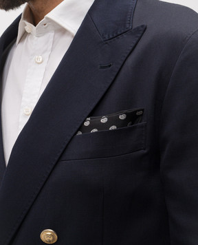 Tom Ford Черный платок-паше из шелка в узор SPR001S0210