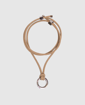 Brunello Cucinelli Бежевий шнурок для окулярів MACP9G003