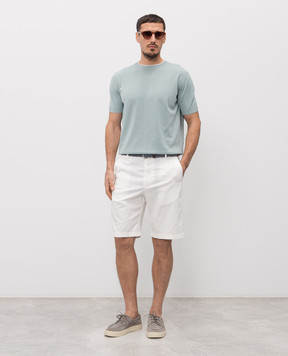 Canali Зелена футболка з бавовни MK02460C1161