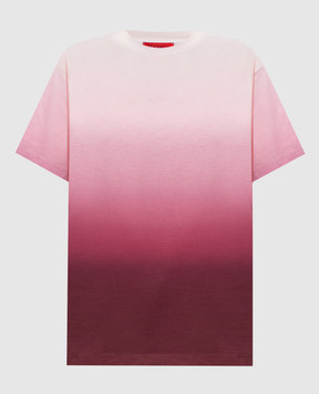 Max & Co Рожева футболка PARATA з ефектом деграде MCLPARATA