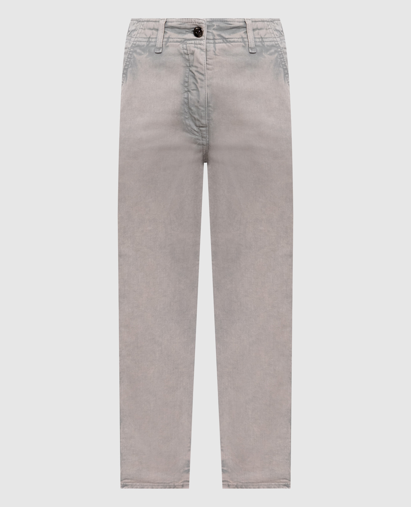 

Серые джинсы, Серый, Укороченные джинсы