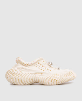 2AM Бежеві кросівки з фактурним логотипом BUS6GL20250115C