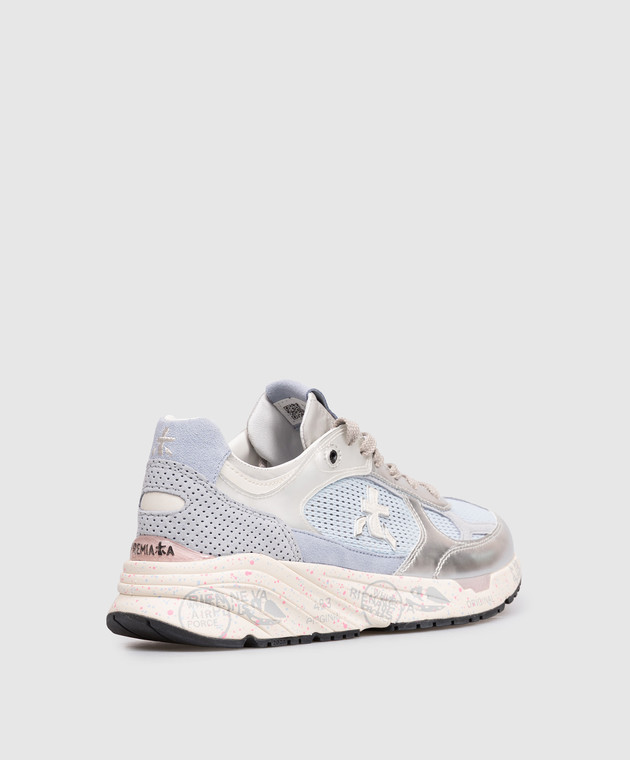 Premiata Голубые комбинированные кроссовки Mased MASED8205 изображение 3