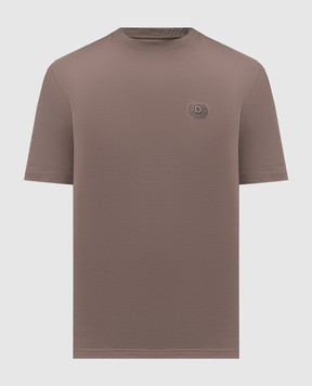 Castangia dal 1850 Коричнева футболка з монограмою TSDM18F25