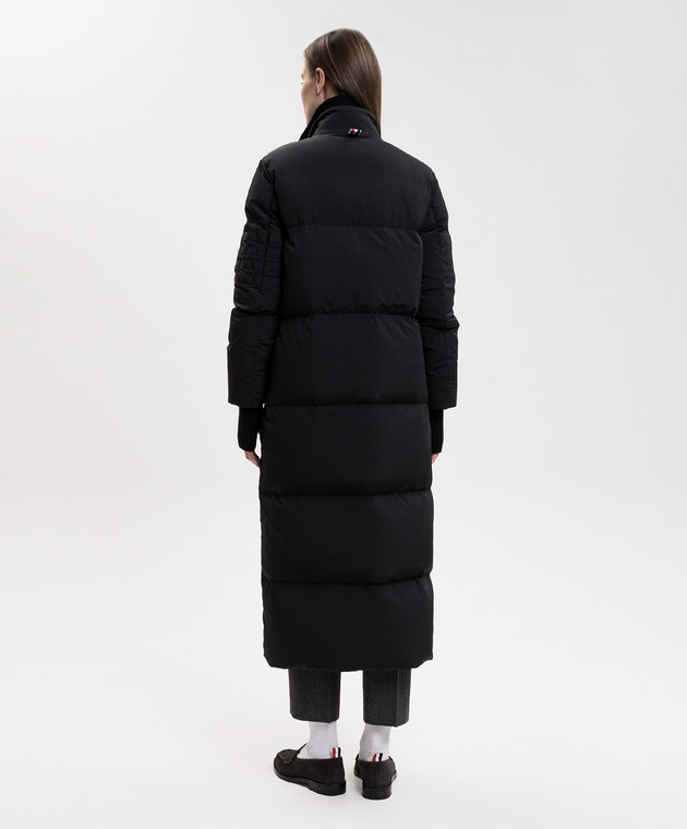 Thom Browne Черный пуховик FOR131XF1095 изображение 4