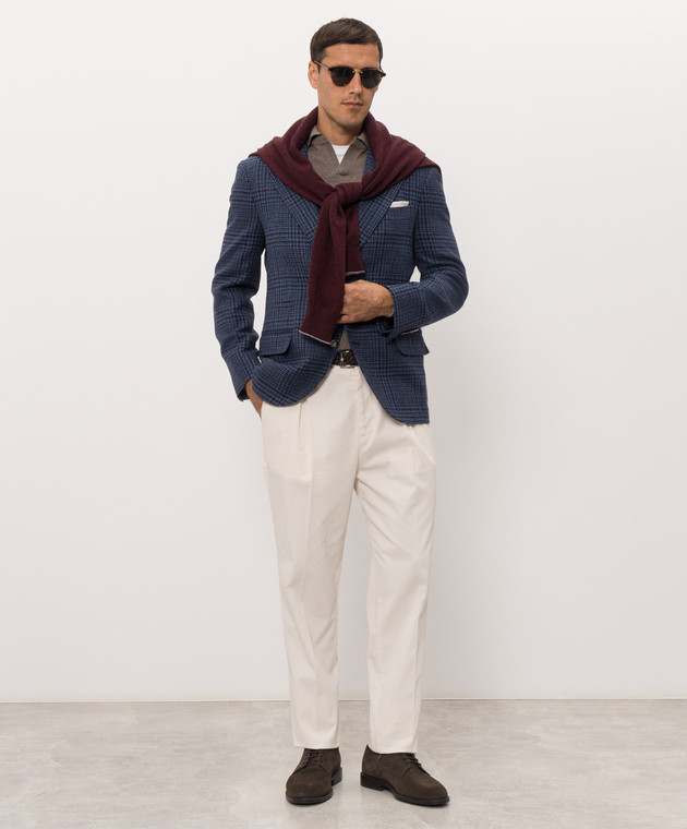 Brunello Cucinelli Коричневое поло из кашемира M22203805 изображение 2