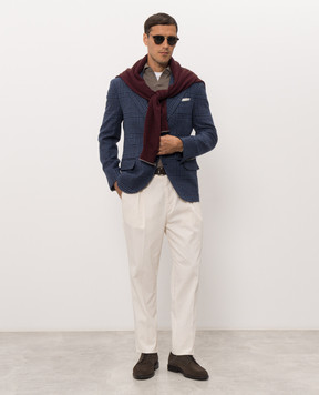 Brunello Cucinelli Коричневое поло из кашемира M22203805