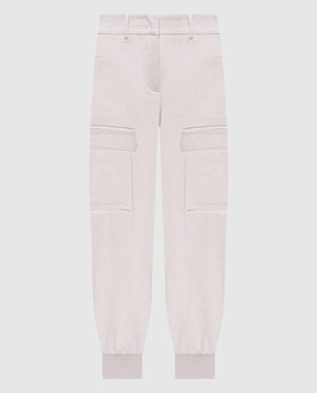 Peserico Бежеві меланжеві джогери M04790J02347C