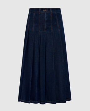Max Mara Weekend Синяя джинсовая юбка миди WKDOVALE WKDOVALE
