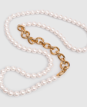 Madreperla Розовые бусы с цепочкой 212304