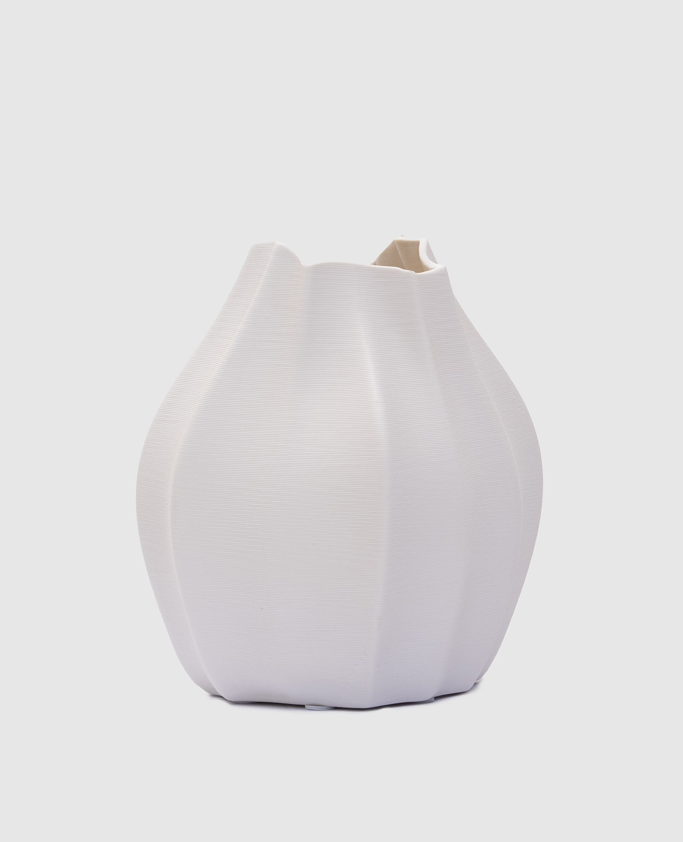 

Белая фарфоровая ваза, Белый, Декор