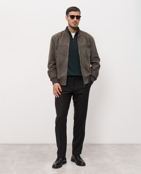 ISAIA Зеленый джемпер из кашемира MG8493YP003