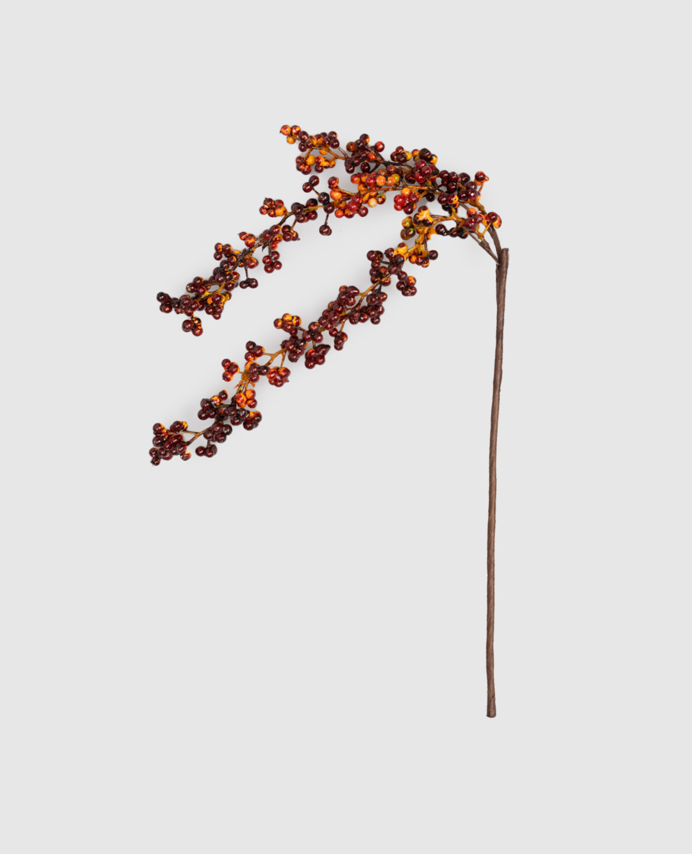 

Декоративная ветка с ягодами, Бордовый, Декор