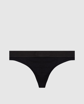 Tom Ford Черные трусики-тонг с логотипом узором KNJ009JEX166