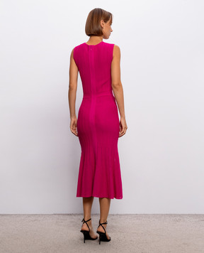 Herve Leger Розовое платье миди Alice 46DKP8576138