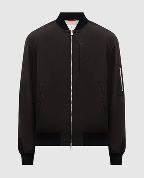 Brunello Cucinelli Черный бомбер MM4796564