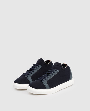 Enrico Mandelli Синие комбинированные кроссовки River RIVIER5707