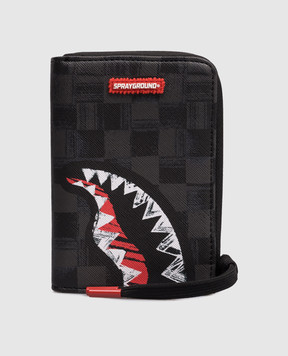 Sprayground Детский черный кошелек MIDNIGHT SHADOW 910W8230NSZ