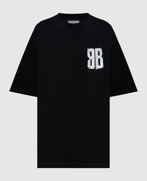 Balenciaga Чорні легінси з візерунком логотипа A0094OT5355