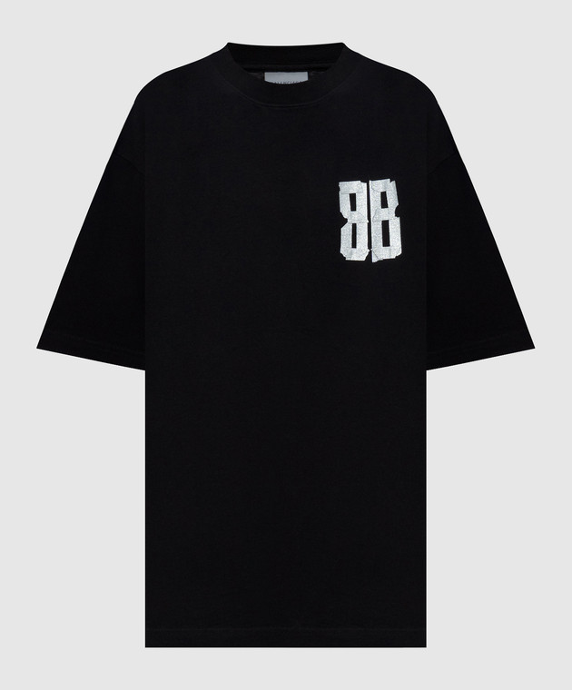 Balenciaga Чорні легінси з візерунком логотипа A0094OT5355