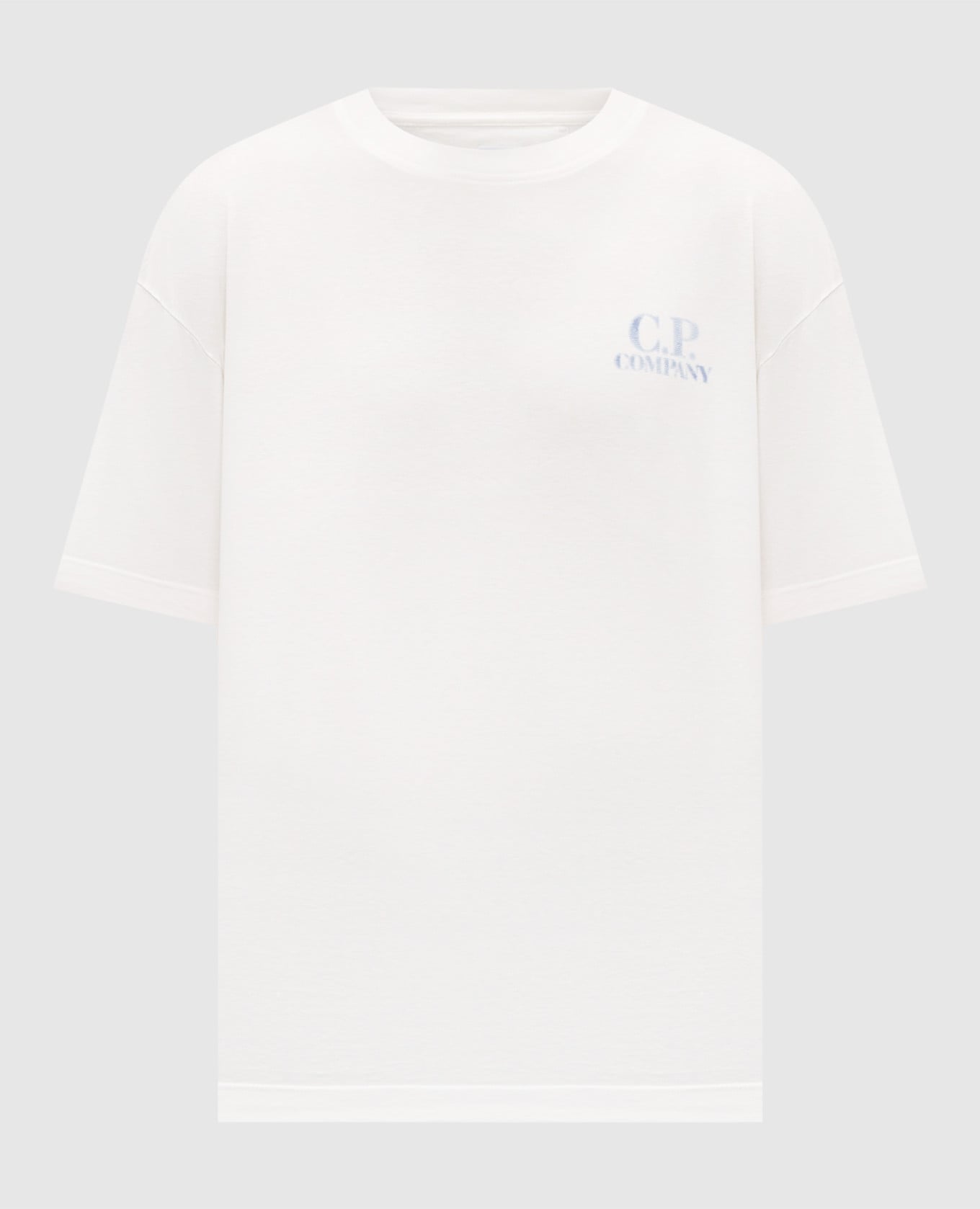 Белая футболка с принтом