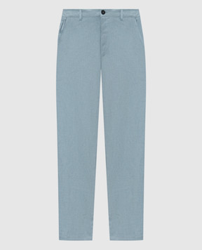 Trussardi Блакитні штани з льону P719M000113NMP313T38