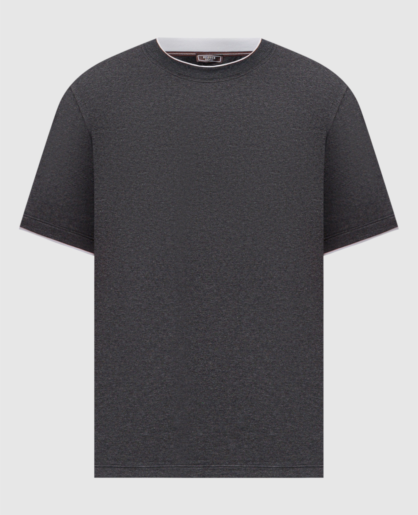 

Серая меланжевая футболка, Серый, Футболки